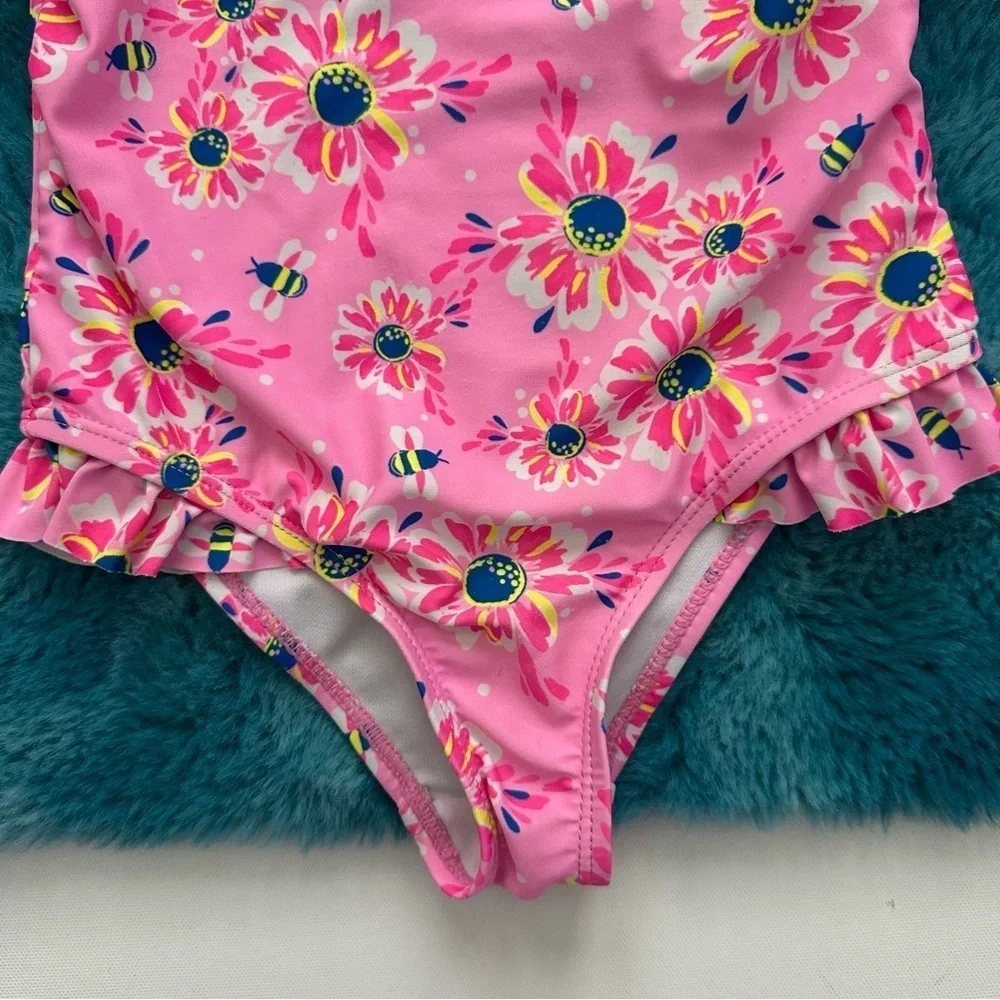 Tommy Bahama Girls One Piece One Shoulder Swimsuit Size 5